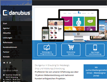 Tablet Screenshot of danubius.de